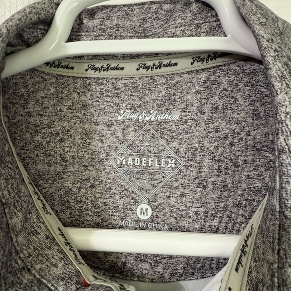 Flag & Anthem Men's Madeflex Performance Chest Stripe Polo, Size Medium - Picture 4 of 8